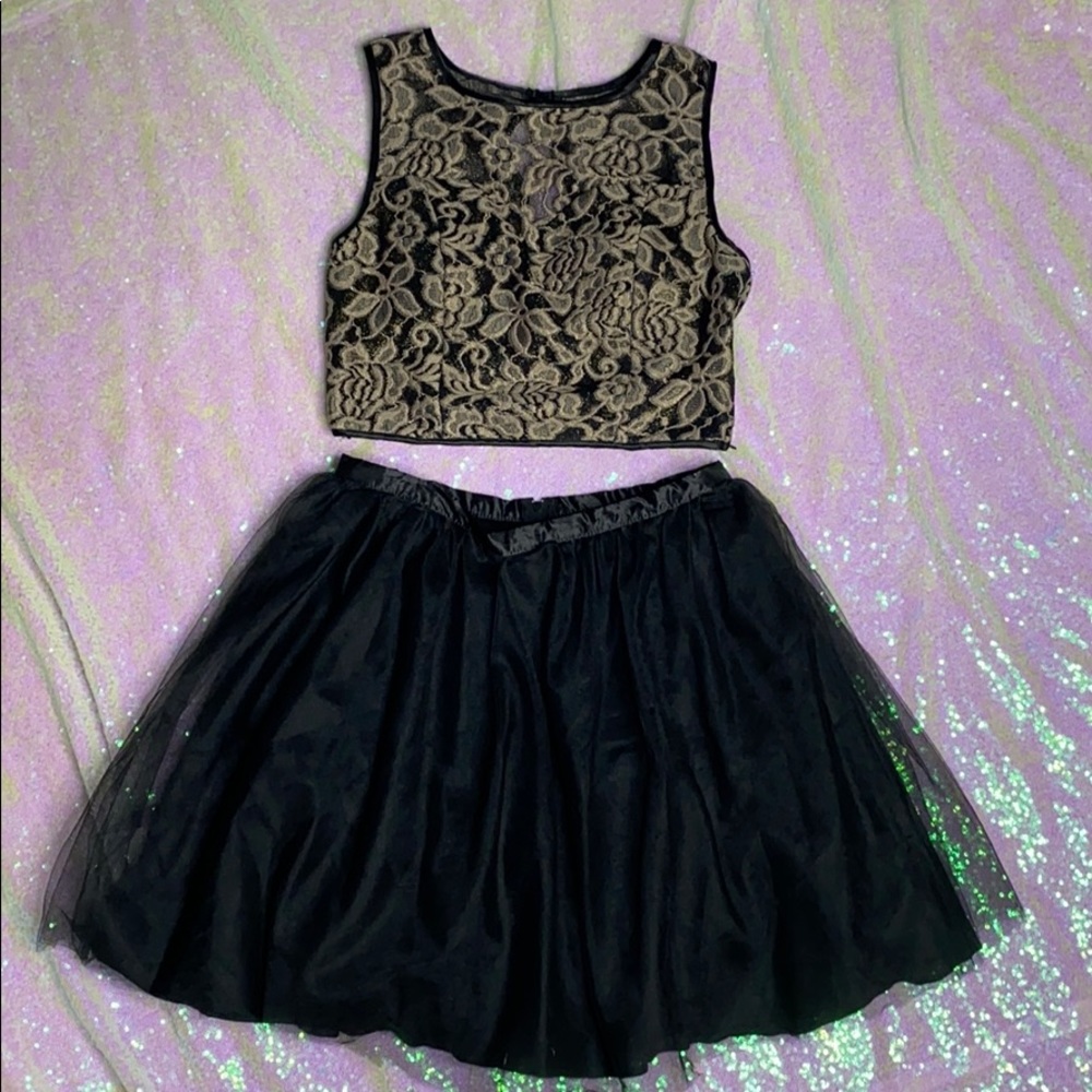 2 Piece Top & Skirt